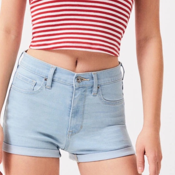Pacsun Sweetie High Rise Denim Shorts 30 - Picture 7 of 7